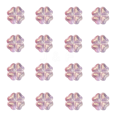 100Pcs Transparent Czech Glass Beads GLAA-CJ0001-55-1