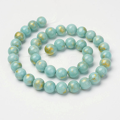 Natural Mashan Jade Beads Strands X-G-P232-01-H-8mm-1