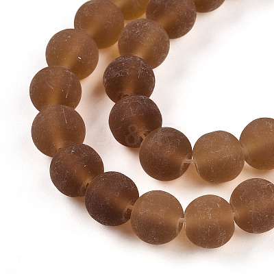 Transparent Glass Beads Strands GLAA-T032-T8mm-MD23-1