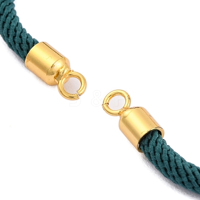 Nylon Cords Bracelet Makings Fit for Connector Charms AJEW-P116-02G-37-1