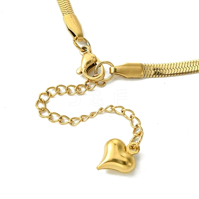 Ion Plating(IP) 304 Stainless Steel Herringbone Chain Bracelets BJEW-R316-01G-1