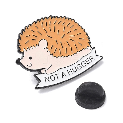Not A Hugger Enamel Pins JEWB-I037-02EB-03-1