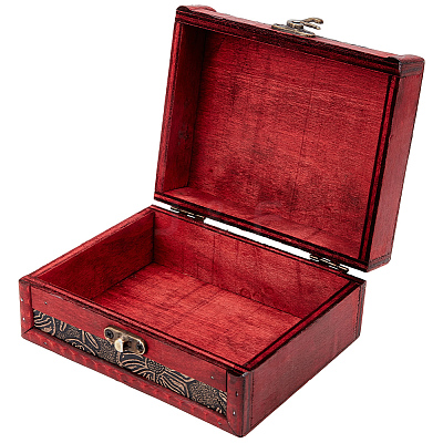 Rectangle Wood & PU Leather Jewelry Boxes CON-CL0001-14A-1