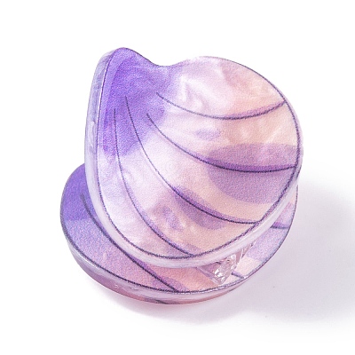 Cute Mini Shell Shape Acrylic Claw Hair Clips PHAR-A012-05A-1
