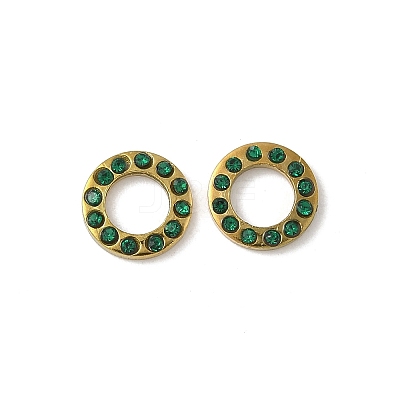 304 Stainless Steel Rhinestone Cabochons STAS-A057-04G-G02-1