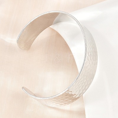 15.5MM Brass Textured Open Cuff Bangles for Women KK-CBA68DA-11P-1