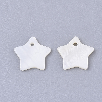 Freshwater Shell Pendants SHEL-S276-60B-1