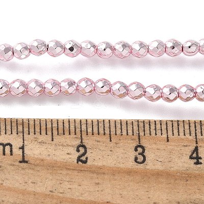 Baking Paint Synthetic Non-Magnetic Hematite Beads Strands G-H020-K01-09-1