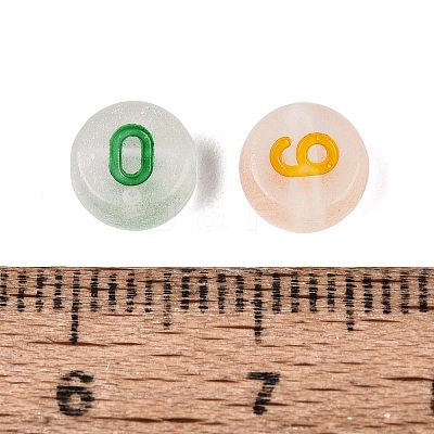 Luminous Transparent Acrylic Beads TACR-Q013-06B-1