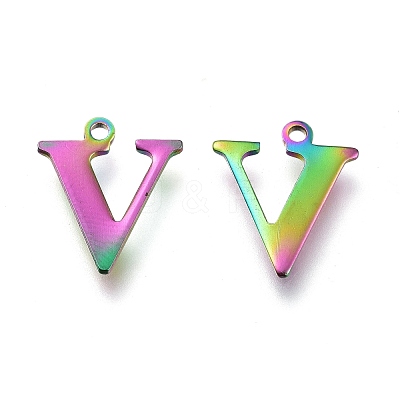 Ion Plating(IP) 304 Stainless Steel Charms STAS-H112-V-M-1