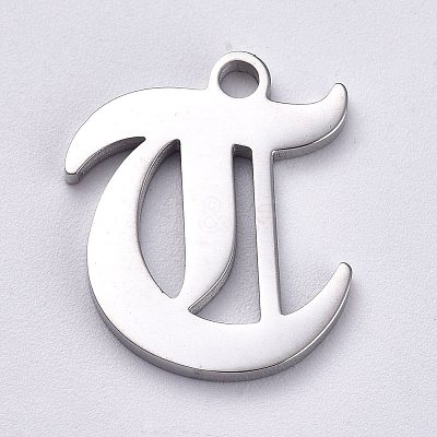 304 Stainless Steel Pendants LS-STAS-CJC0001-22T-1