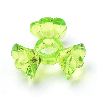 Transparent Acrylic Beads TACR-S124-08-1
