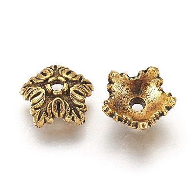 Tibetan Style Bead Caps LS-TIBEB-A24621-AG-LF-1