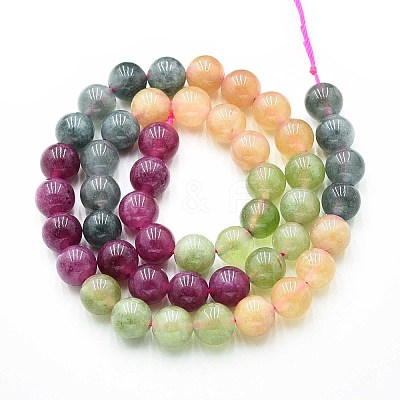 Natural Quartz Beads Strands G-N355-8mm-34-1
