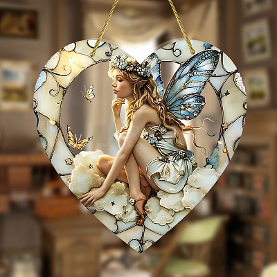 Angel Acrylic Window Hanging Ornaments PW-WGB84D4-01-1