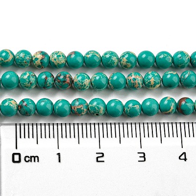 Synthetic Imperial Jasper Dyed Beads Strands G-D077-A01-02O-1