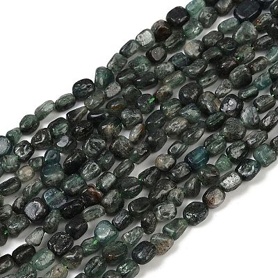 Natural Green Quartz Beads Strands G-Q060-D13-1