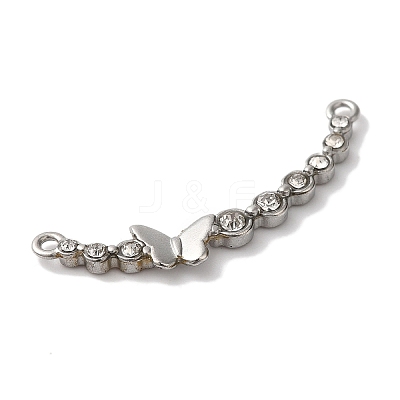 304 Stainless Steel Rhinestone Links X-STAS-L081-001P-1