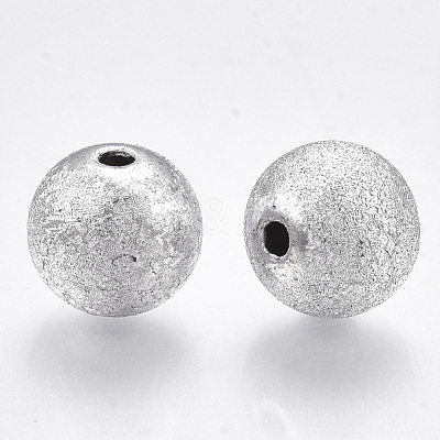 Plating Acrylic Beads X-OACR-S015-19-10mm-1