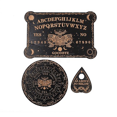 3Pcs 3 Styles Wood Pendulum Board WICR-L001-01A-1