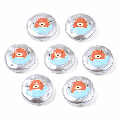 3D Printed ABS Plastic Imitation Pearl Beads KY-S163-429-1
