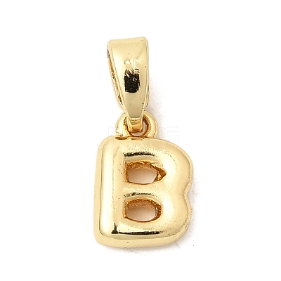 Brass Letter Charms LS-KK-G554-22G-B-1