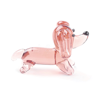 Handmade Lampwork Puppy Home Display Decorations X1-LAMP-J084-30-1