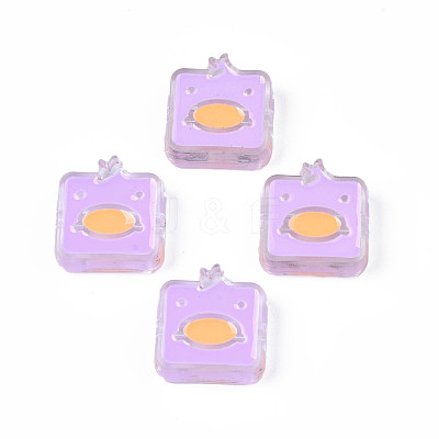Transparent Acrylic Beads ACRC-S039-09D-1