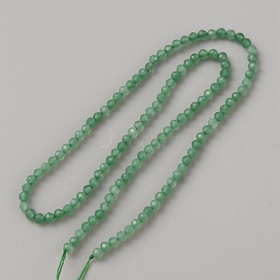 Natural Green Aventurine Beads Strands G-TAC0016-09-1