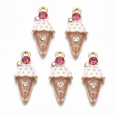 Alloy Enamel Pendants ENAM-S126-004A-RS-1