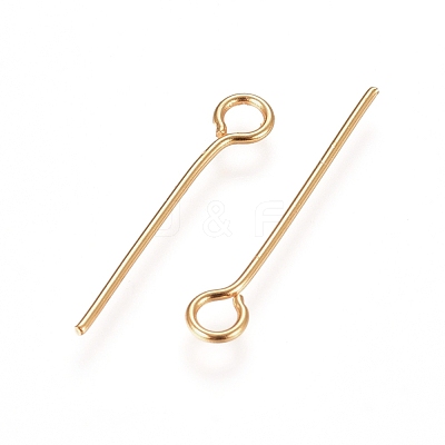 304 Stainless Steel Eye Pins STAS-L238-005B-G-1
