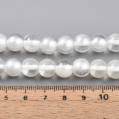 Baking Paint Transparent Glass Beads X1-DGLA-N011-10mm-01-1