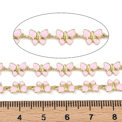 Brass Butterfly Link Chains CHC-A011-15G-01-1