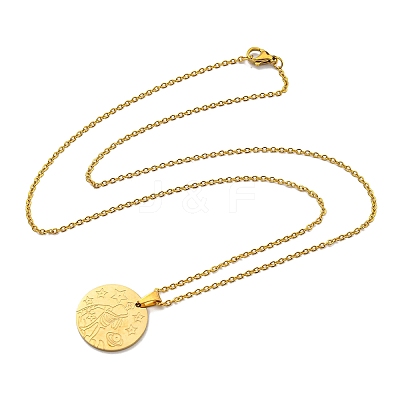 Constellation Pendant Necklaces LS-NJEW-S422-04G-11-1