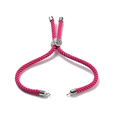 Twisted Nylon Cord Silder Bracelets DIY-B066-03P-12-1