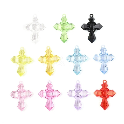 Transparent Acrylic Pendants TACR-Z004-01-1