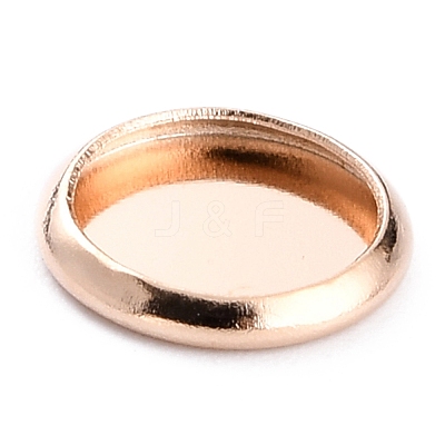 304 Stainless Steel Cabochon Settings STAS-Y001-12A-RG-1