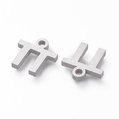 Non-Tarnish 304 Stainless Steel Pendants STAS-F267-10P-P-1