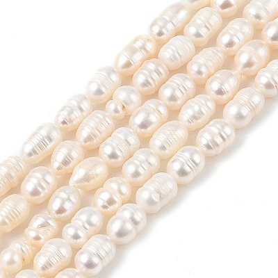 Natural Cultured Freshwater Pearl Beads Strands PEAR-I007-01B-03B-1