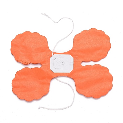 3m Clover Paper Pull Flowers LS-AJEW-WH0022-11C-1