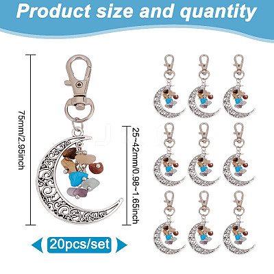 Alloy Pendant Decrations HJEW-GO00023-1