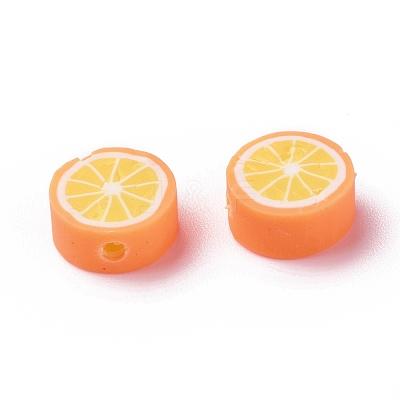 Handmade Polymer Clay Beads X-CLAY-R069-01L-1