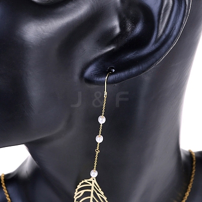 High End Resin Side Body Model Portrait Jewelry Stand NDIS-B001-03A-1