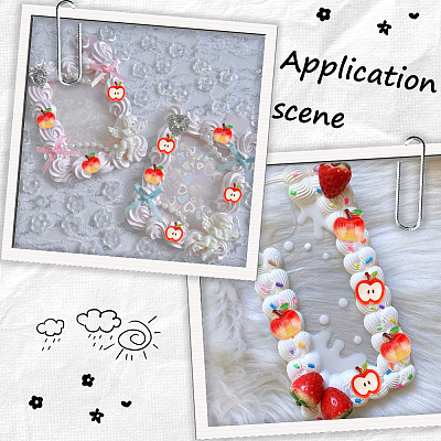 60Pcs 2 Styles Resin Cabochons RESI-SC0006-48-1