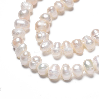 Natural Cultured Freshwater Pearl Beads Strands PEAR-N013-04B-1