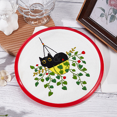 Spring Tension Embroidery Hoops TOOL-WH0159-50A-1