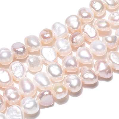 Natural Cultured Freshwater Pearl Beads Strands PEAR-N014-04D-01-1