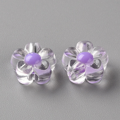 Transparent Acrylic Beads TACR-S152-06A-1