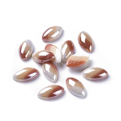 Opaque Glass Cabochons GGLA-S038-03C-3x12-1