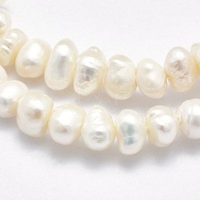 Natural Cultured Freshwater Pearl Beads Strands PEAR-F007-50-1